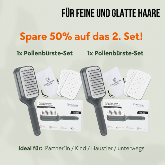 2x Pollenbürste-Set